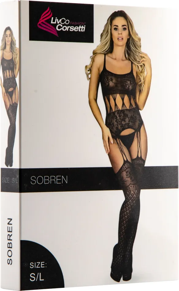 LivCo LivCo - Sobren - Catsuit - One Size - Zwart | Teddies And Bodies LivCo LivCo - Sobren - Catsuit - One Size - Zwart | Teddies And Bodies