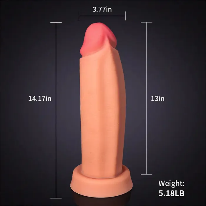 14.17Inch Ultra Chubby Silicone Anal Dildo | Lovetoyshub Anal