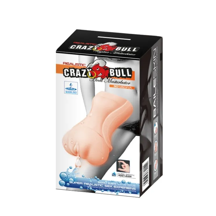 Crazy Bull No Lube Masturbator Sleeve - Realistic Pussy Skin-Like Texture | Pretty Love Male Sex Toys Crazy Bull No Lube Masturbator Sleeve - Realistic Pussy Skin-Like Texture | Pretty Love Male Sex Toys