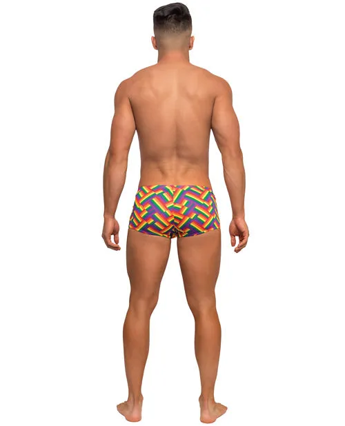 Female Sex Toys Male Power Lingerie Pride Fest Contoured Pouch Mini Short Rainbow Female Sex Toys Male Power Lingerie Pride Fest Contoured Pouch Mini Short Rainbow