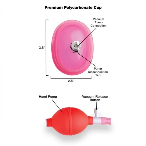 XR Brands Male Sex Toys | Size Matters Vaginal Pump W/ Cup