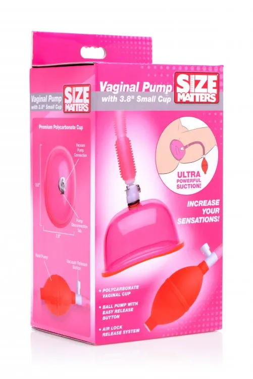 XR Brands Male Sex Toys | Size Matters Vaginal Pump W/ Cup