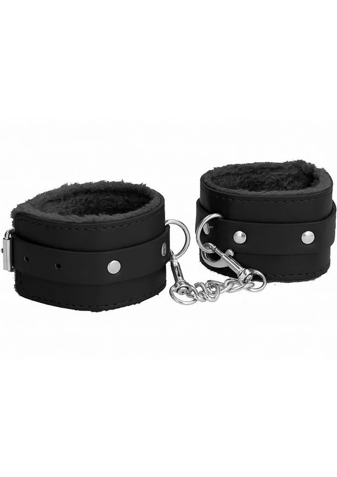 Couples Ouch Ouch Plush Leather Wrist Cuff