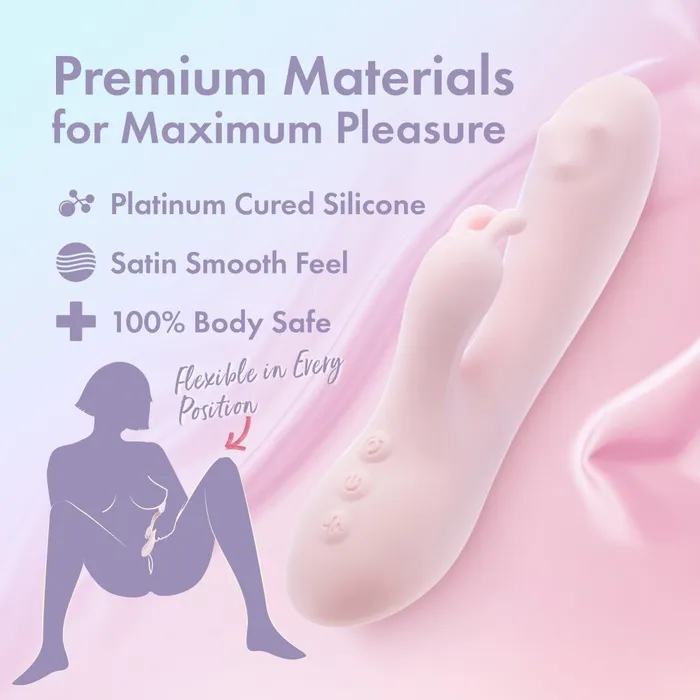 Vibrators Blush Novelties Play With Me Fairy Flutter Pink 197 cm USB Rechargeable Rabbit Vibrator Vibrators Blush Novelties Play With Me Fairy Flutter Pink 197 cm USB Rechargeable Rabbit Vibrator