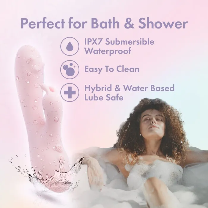 Vibrators Blush Novelties Play With Me Fairy Flutter Pink 197 cm USB Rechargeable Rabbit Vibrator Vibrators Blush Novelties Play With Me Fairy Flutter Pink 197 cm USB Rechargeable Rabbit Vibrator