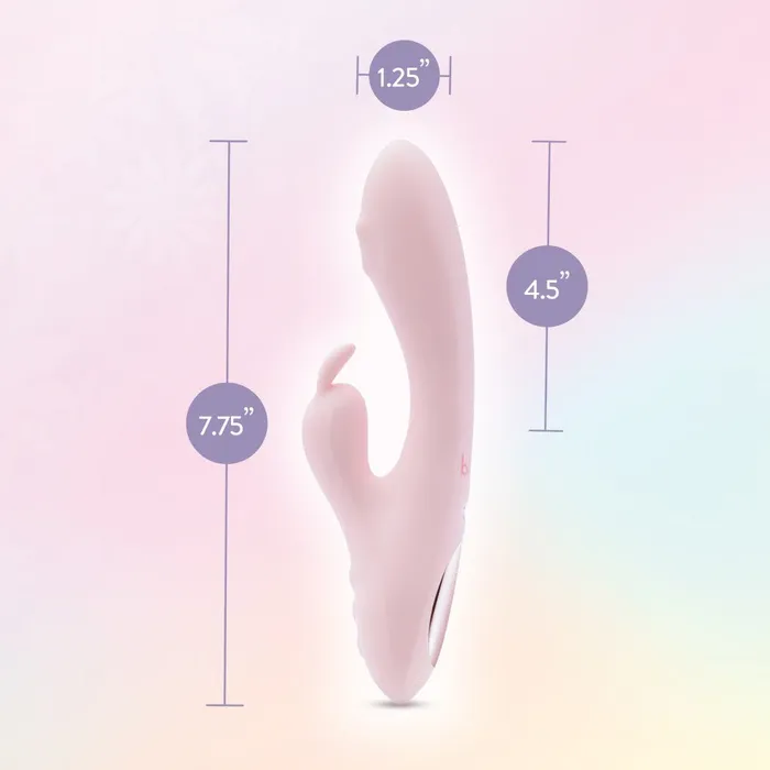 Vibrators Blush Novelties Play With Me Fairy Flutter Pink 197 cm USB Rechargeable Rabbit Vibrator Vibrators Blush Novelties Play With Me Fairy Flutter Pink 197 cm USB Rechargeable Rabbit Vibrator