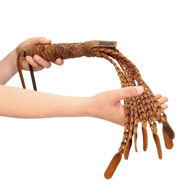 Shots Toys Anal Pain Medieval Braided 15 Inch Italian Leather Whip Shots Toys Anal Pain Medieval Braided 15 Inch Italian Leather Whip