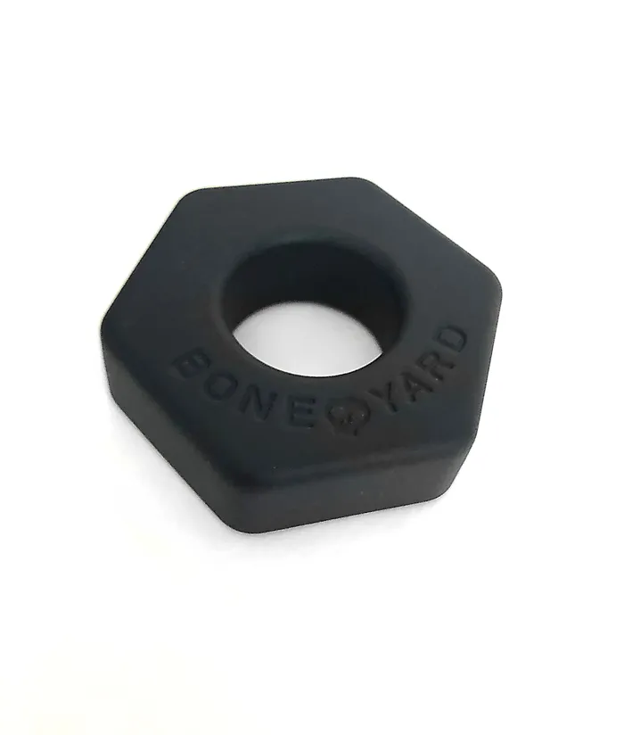 Anal Bust a Nut Cockring Black Boneyard