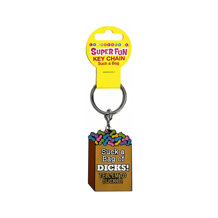 Female Sex Toys Little Genie Super Fun Key Chain Suck A Bag