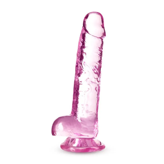 Naturally Yours Female Sex Toys Naturally Yours 7 Crystaline Dildo Rose