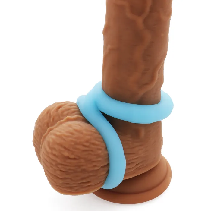 Dildos GENTLEMENS CLUB Glow in the Dark Double Cock Ring The Nova