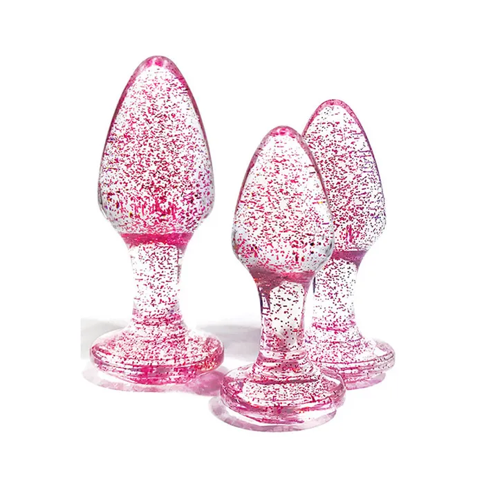 Adam Eve Anal Adam Eve Glitter Gem 3Piece Butt Plug Set Adam Eve Anal Adam Eve Glitter Gem 3Piece Butt Plug Set
