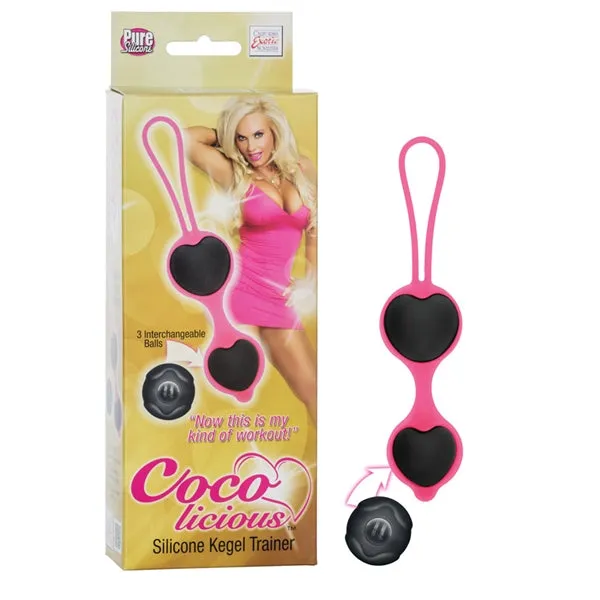 California Exotic Novelties Coco Licious Kegel Balls Black Female Sex Toys