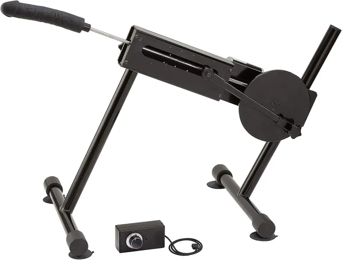 Cloud 9 Novelties Sex Machine Pro with Suction Cups and Kit Black American Version 1 Count WTC9MAC MadLovecom Female Sex Toys Cloud 9 Novelties Sex Machine Pro with Suction Cups and Kit Black American Version 1 Count WTC9MAC MadLovecom Female Sex Toys