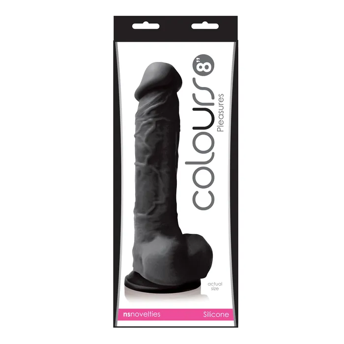 Dildos NS Novelties Colours Pleasures 8 Dildo Black 