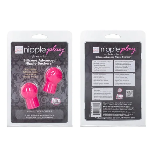 Nipple Play Nipple Suckers Advanced Pink California Exotic Novelties Couples