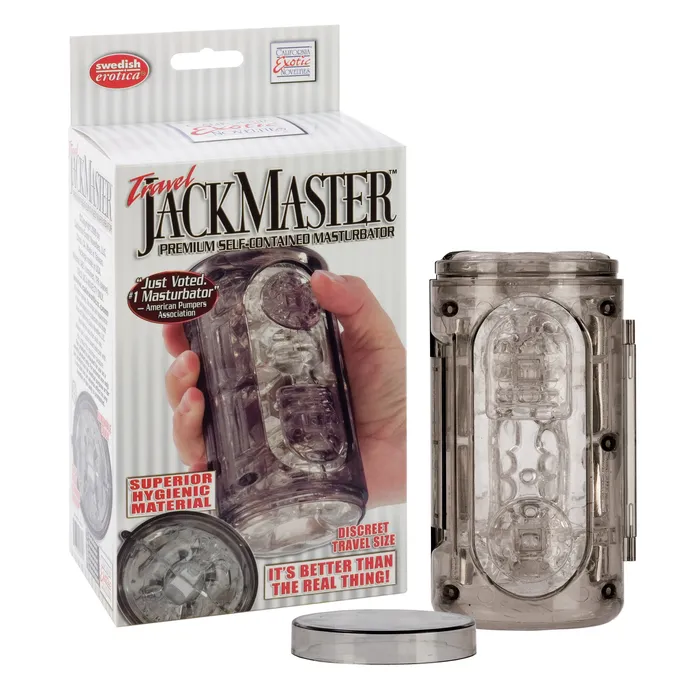 Vibrators California Exotic Novelties Travel Jackmaster Smoke
