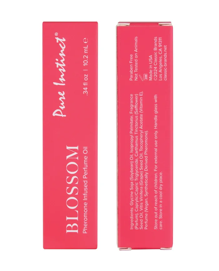 Classic Brands Female Sex Toys Pure Instinct Pheromone Perfume Oil Roll On Blossom