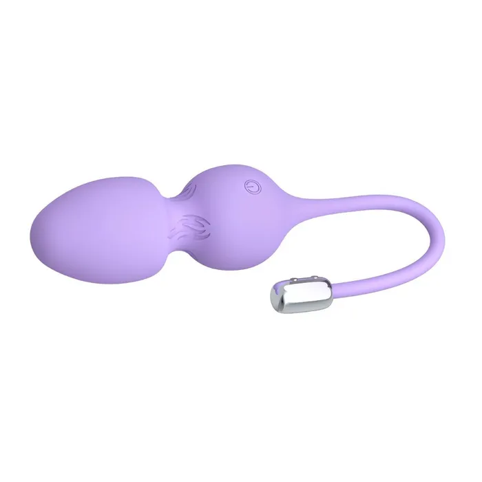 The Menina Bouncing and Rolling Silicone Vibrating Kegel Exerciser with Remote TooTimidcom Female Sex Toys