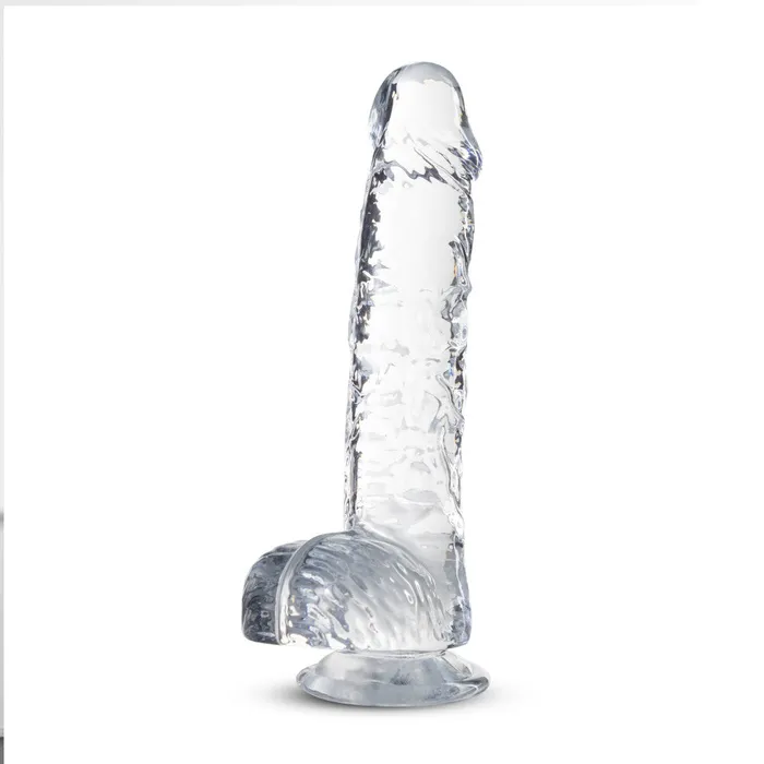 Blush Dildos Naturally Yours By Blush Realistic Diamond 6Inch Long Dildo With Balls Suction Cup Base