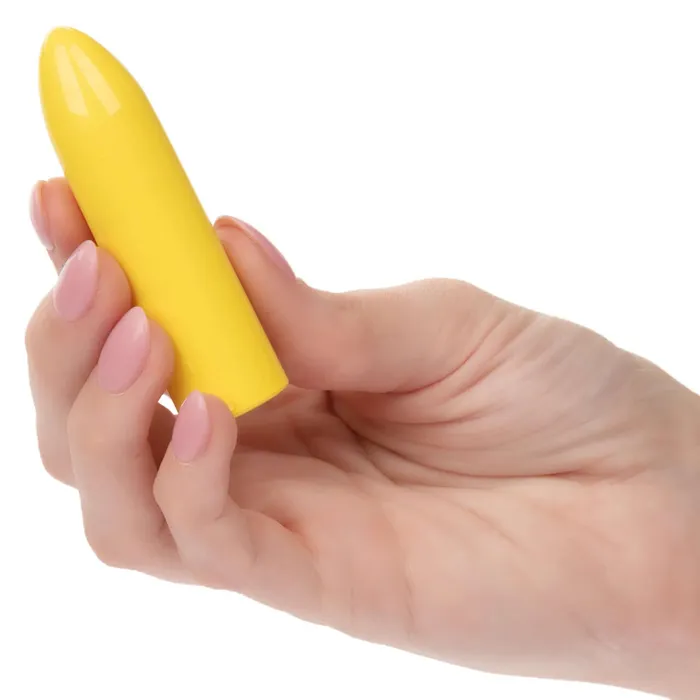 California Exotic Novelties Female Sex Toys Turbo Buzz Classic Mini Bullet Yellow Discreet Powerful 10Function Vibrator