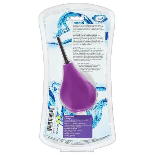Cloud 9 Novelties Anal Cloud 9 Fresh Plus EZ Squeeze Douche Kit Premium Enema Bulb Bonus CRings