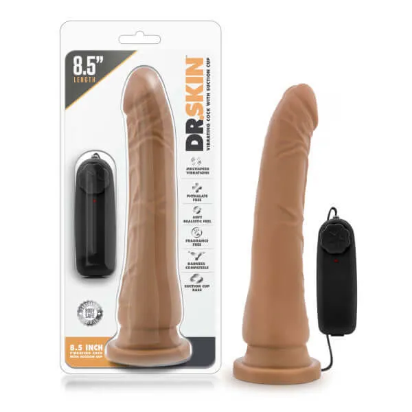 Dildos Dr Skin 85Inch Vibrating Realistic Cock Mocha Sensation Blush Novelties Dildos Dr Skin 85Inch Vibrating Realistic Cock Mocha Sensation Blush Novelties