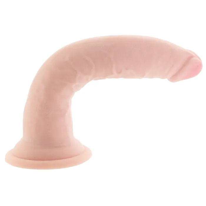 Dildos Dr Skin Plus 7 Inch Posable Dildo in White Blush Dildos Dr Skin Plus 7 Inch Posable Dildo in White Blush
