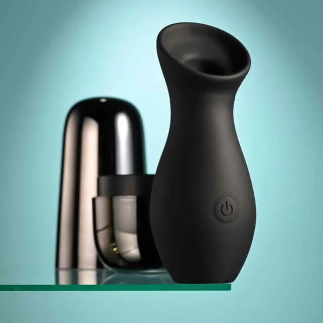 Female Sex Toys Evolved Novelties Playboy The Jet Set Sucker Clitoral Suction Toy with SelfCharging Case