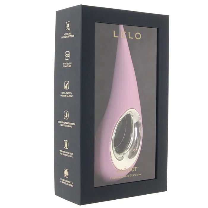 Lelo Female Sex Toys Lelo DOT Elliptical Clitoral Stimulator in Pink Lelo Female Sex Toys Lelo DOT Elliptical Clitoral Stimulator in Pink
