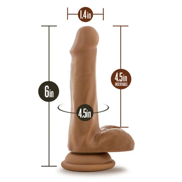 Loverboy Captain Mike Mocha Tan realistic dildo Blush Novelties Female Sex Toys