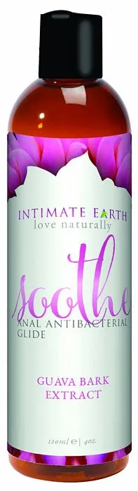 Lubricants Intimate Earth Soothe Glide AntiBacterial Anal Lubricant 4 oz 120ml Intimate Earth Lubricants Intimate Earth Soothe Glide AntiBacterial Anal Lubricant 4 oz 120ml Intimate Earth