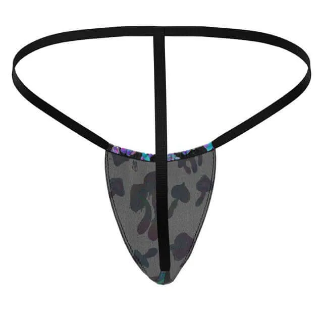 Male Sex Toys Male Power Lingerie Hazy Dayz Posing Strap with Mushroom Print Ultra Soft and Breathable Microfiber