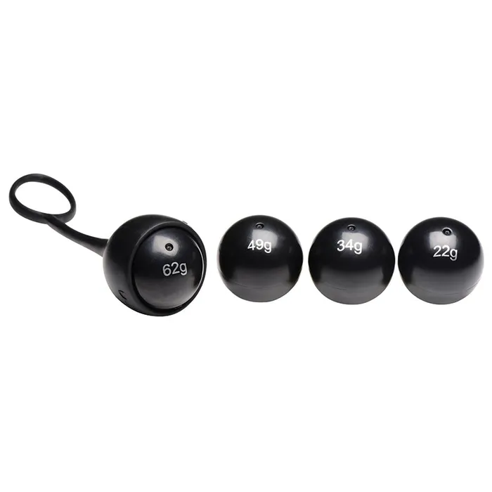 Male Sex Toys XR Brands Master Series Cock Dangler Silicone Penis Strap with Weights