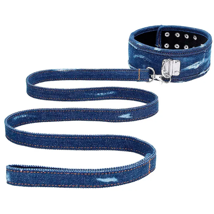 Ouch Tough Denim Style Bondage Kit Shots Toys Couples