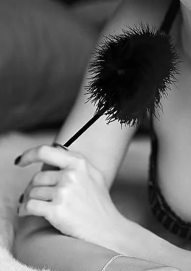 SHOTS AMERICA Ouch Feather Tickler by Shots Toys Elevate Sensory Play with a Feather Light Touch Couples