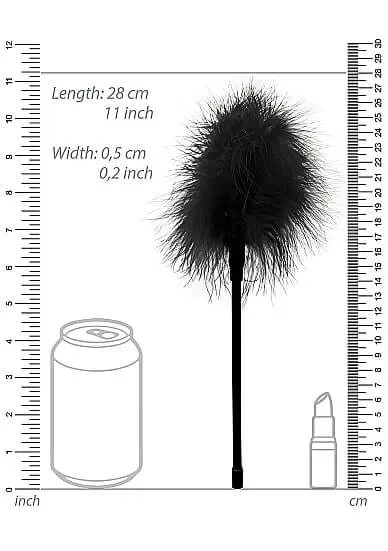 SHOTS AMERICA Ouch Feather Tickler by Shots Toys Elevate Sensory Play with a Feather Light Touch Couples