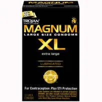 Trojan Magnum XL Condoms 12 Pack Extra Large Lubricated Superior Comfort Paradise Products Male Sex Toys Trojan Magnum XL Condoms 12 Pack Extra Large Lubricated Superior Comfort Paradise Products Male Sex Toys