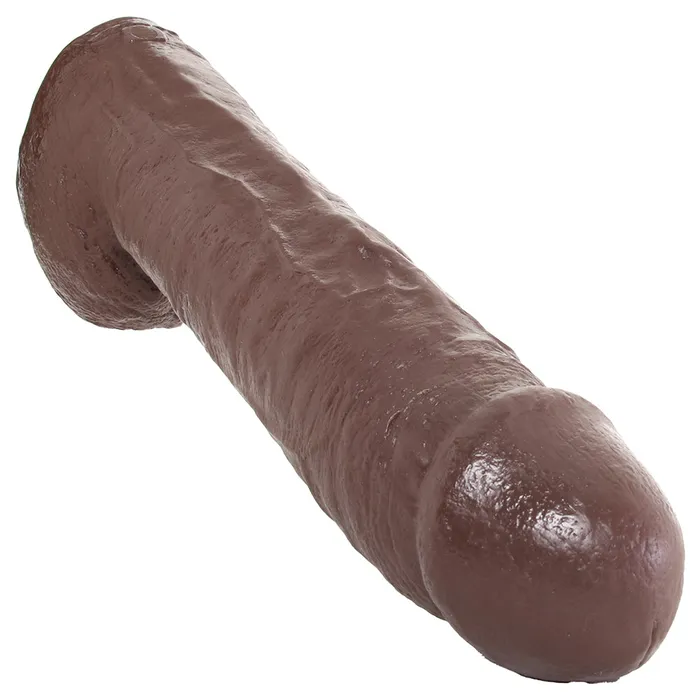 VacULock Dildos Hung 125 Inch VacULock Dildo in Brown