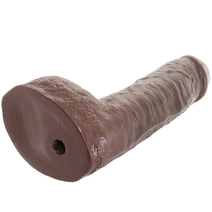 VacULock Dildos Hung 125 Inch VacULock Dildo in Brown