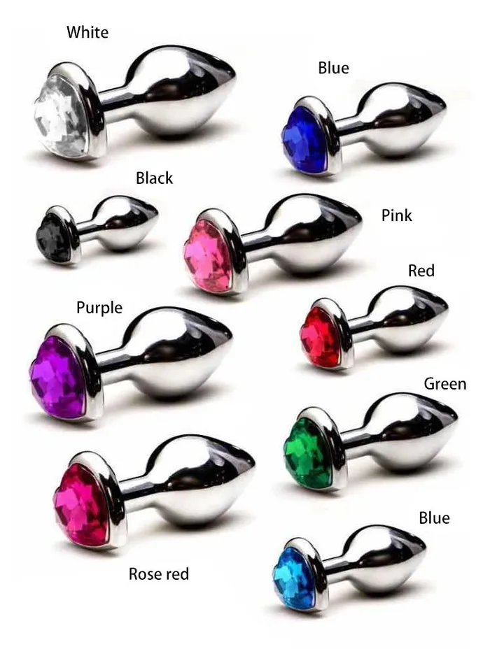 Vibratoy Shop Diamond HeartShaped Anal Plug Anal