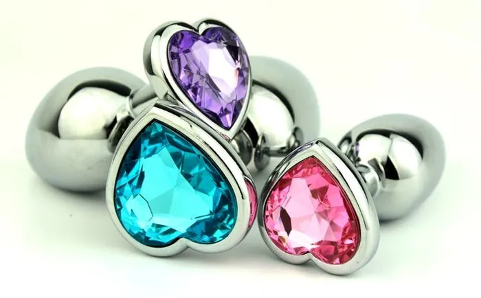 Vibratoy Shop Diamond HeartShaped Anal Plug Anal