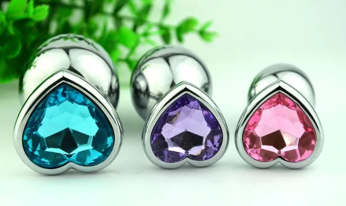 Vibratoy Shop Diamond HeartShaped Anal Plug Anal