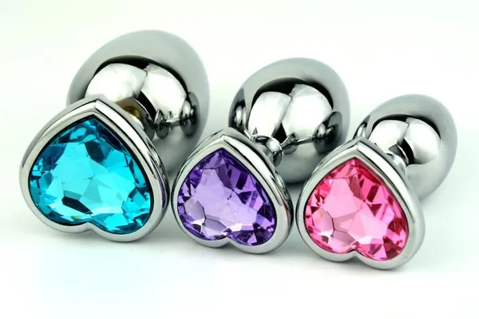 Vibratoy Shop Diamond HeartShaped Anal Plug Anal