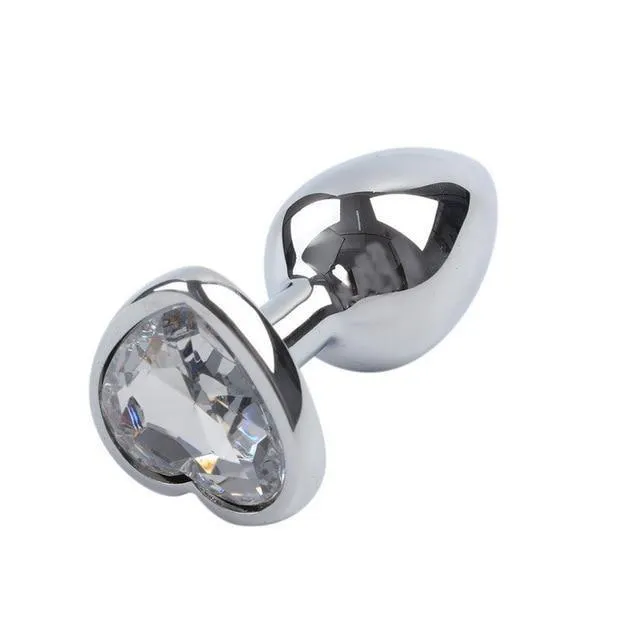 Vibratoy Shop Diamond HeartShaped Anal Plug Anal