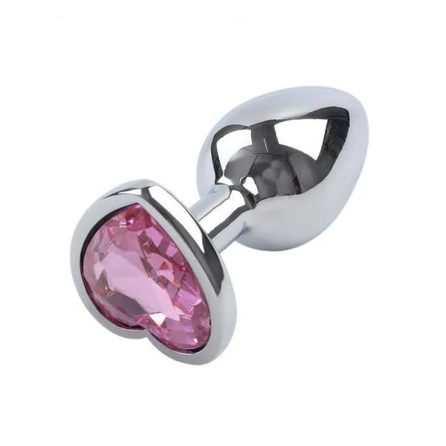 Vibratoy Shop Diamond HeartShaped Anal Plug Anal