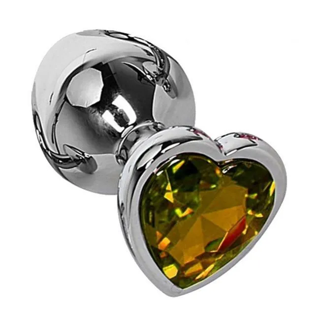 Vibratoy Shop Diamond HeartShaped Anal Plug Anal