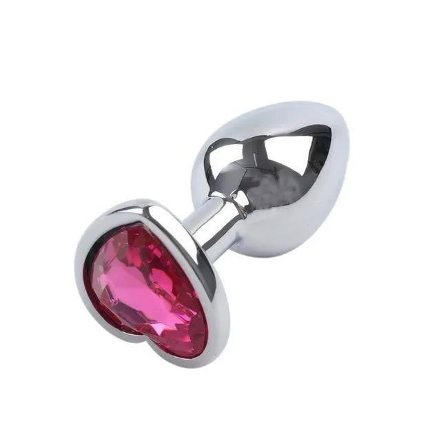 Vibratoy Shop Diamond HeartShaped Anal Plug Anal