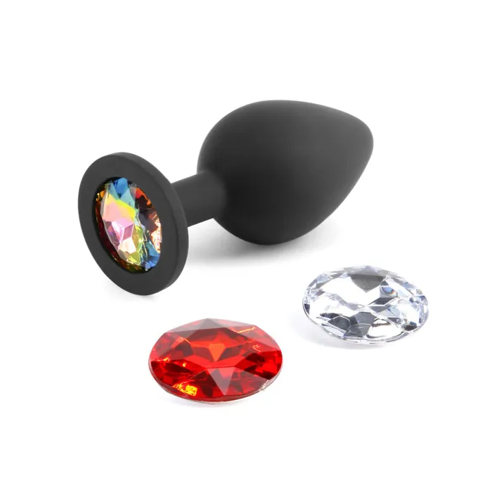 Nsnovelties Anal Glams Xchange Round Medium Black