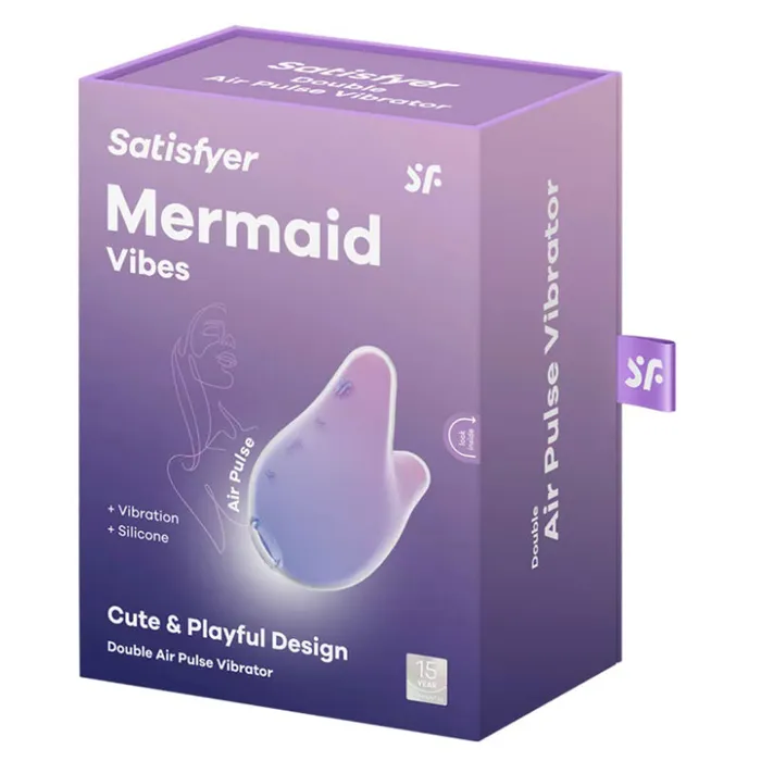 Satisfyer Vibrators Satisfyer Mermaid Vibes Violet Pink